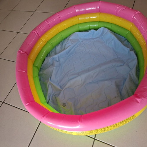 Angry Birds and Intex armbands like new with inflatable pool