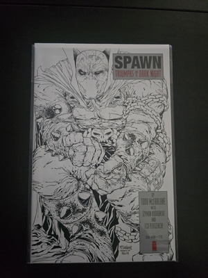 Spawn #224 Sketch B&W Variant Comic new, 1st print by Todd McFarlane