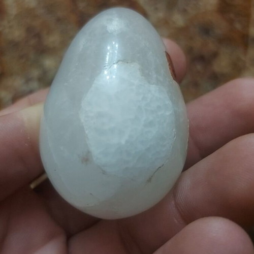 Handmade onyx egg like new