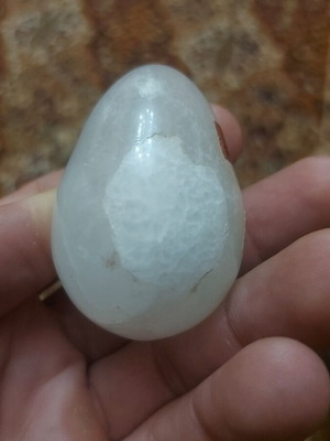 Handmade onyx egg like new