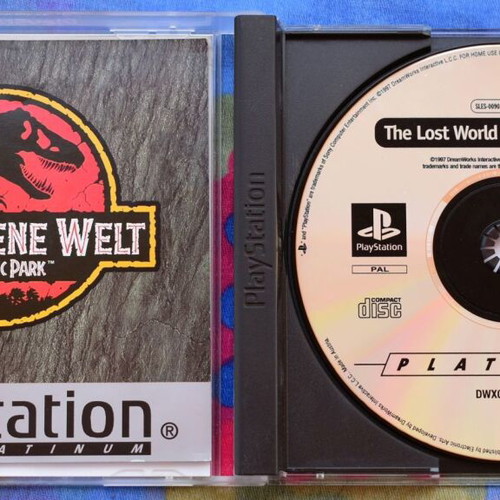 The Lost World: Jurassic Park PS1 game used, action adventure