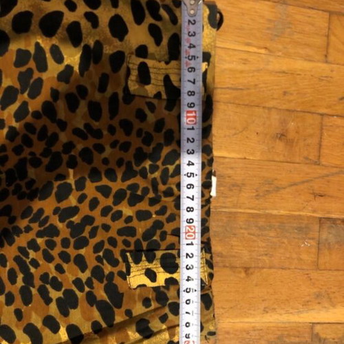 Vintage leopard skirt like new, size M 38 10, black and brown