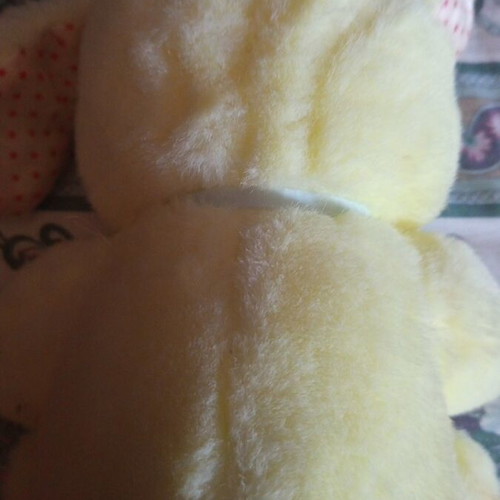 Yellow Puppy Plush Toy like new