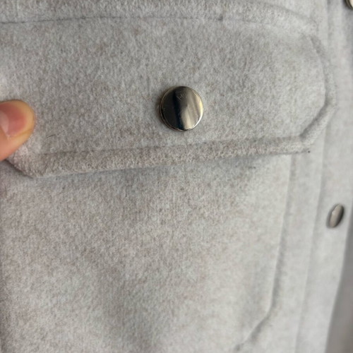 Zara oversized jacket used, grey, size small