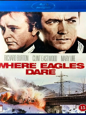 Blu-Ray Where Eagles Dare μεταχειρισμένο, περιπέτεια με υπότιτλους
