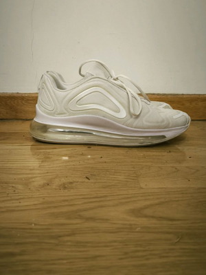 Ανδρικά sneakers μεταχειρισμένα, άσπρα, μέγεθος 45