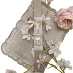 Handmade Easter candle with bunny new