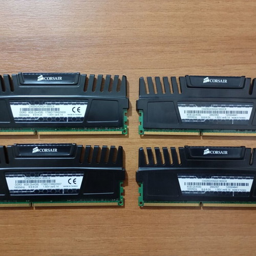 Corsair Vengeance DDR3 RAM 2x4GB dual channel kit like new