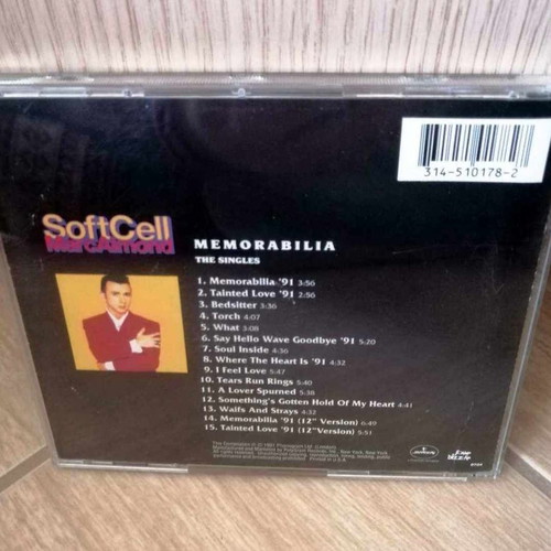 Soft Cell / Marc Almond Memorabilia - The Singles CD used, pop