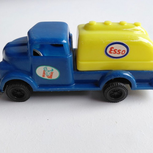 Esso Toy Fuel Tanker Truck Greek Made 70s New