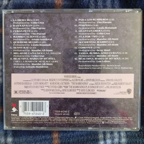 The Mambo Kings soundtrack CD like new, Latin music