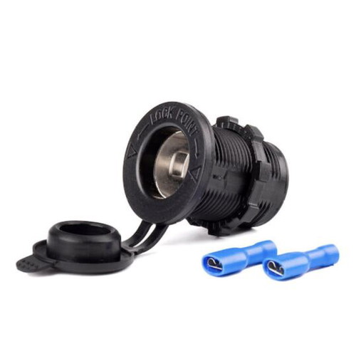 Car Lighter Socket with Cover 12V/20A