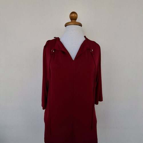Blouse like new, burgundy, size L
