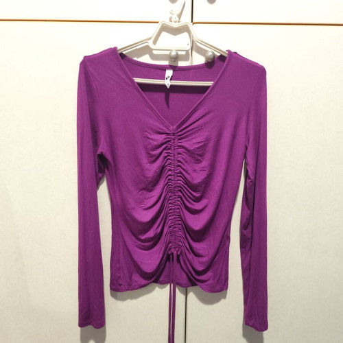 Purple viscose blouse like new, size S