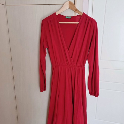 Eclectic Soiree maxi dress red like new