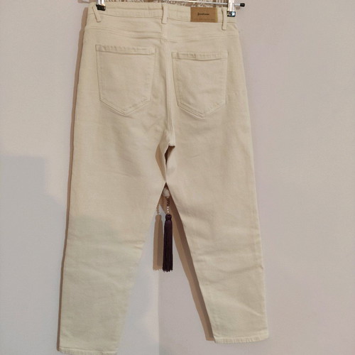 Stradivarius beige mom jeans like new, size L