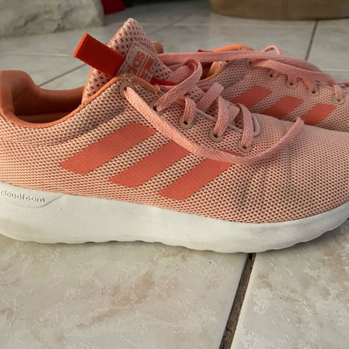 Adidas sports shoes pink orange like new