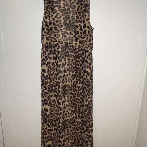 Maxi leopard airy kimono for the beach