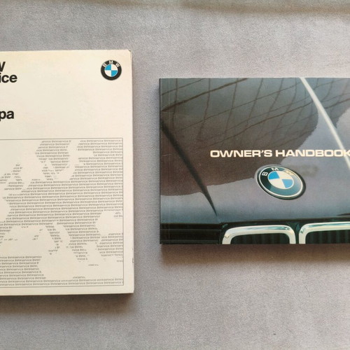 BMW 316 Service Manual 1983 used with official Europe service book