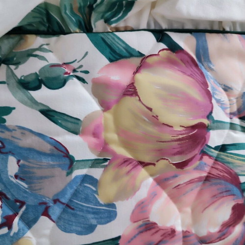 American double quilt 180 percale, reversible floral design new