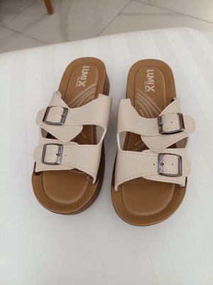 Women's orthopedic sandals new, size 38, beige