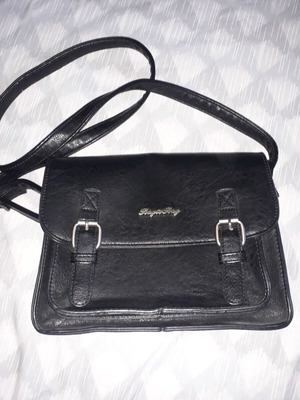 Shoulder bag unisex black box style like new