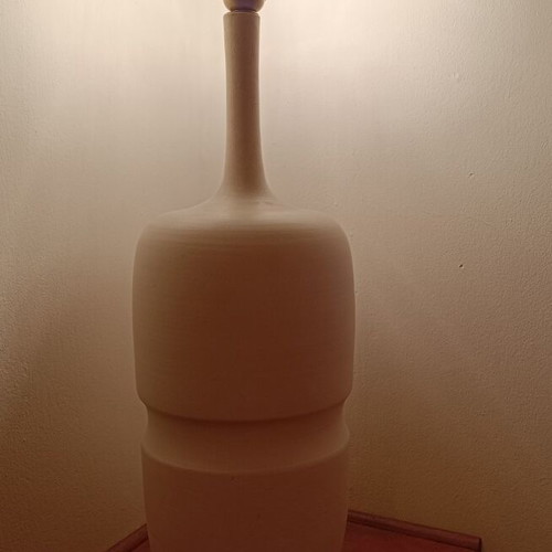 Lamp modern Scandinavian design matte ceramic like new