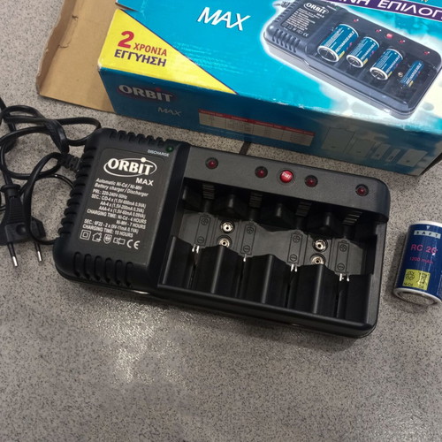 Orbit battery charger AA/AAA/C/D/9V Ni-cd used
