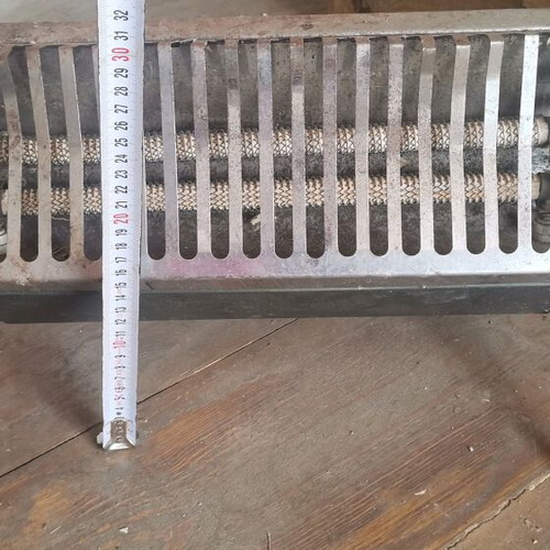 Vintage electric heater restored