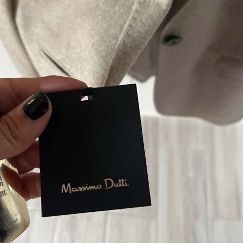 Massimo Dutti wool jacket S new beige