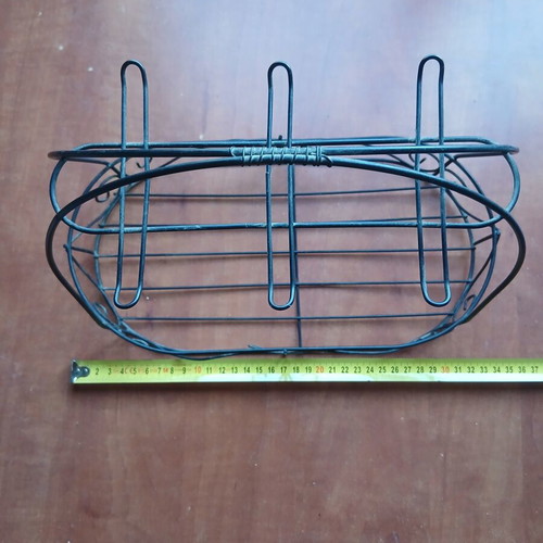 Metal bathroom holder used