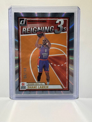 Κάρτα Panini Donruss Euroleague 2024-25 Shane Larkin #6 Reigning 3s καινούργια