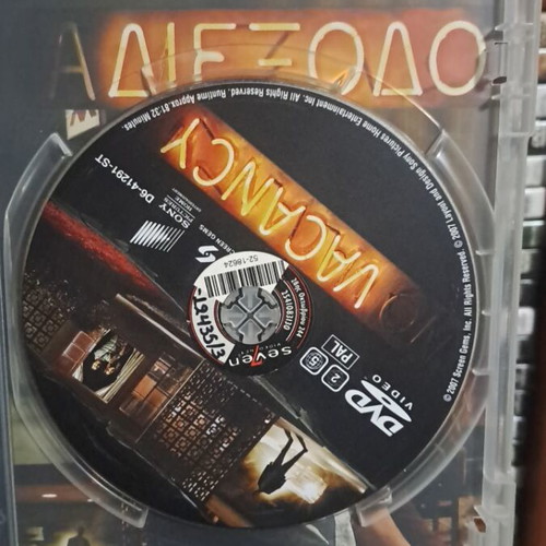 Vacancy DVD like new, authentic collectible with subtitles