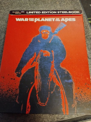 War for the Planet of the Apes Limited Edition Steelbook Blu-ray like new