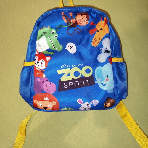 Preschool backpack with animals
