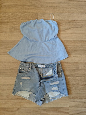 Shorts like new, sizes XS and S, blue