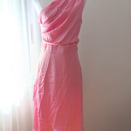 Pink Midi Wonderful Satin Dress, party dress, TFNC LONDON, Medium