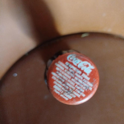 Coca-Cola collectible glass bottle like new from 70s-80s with original cap