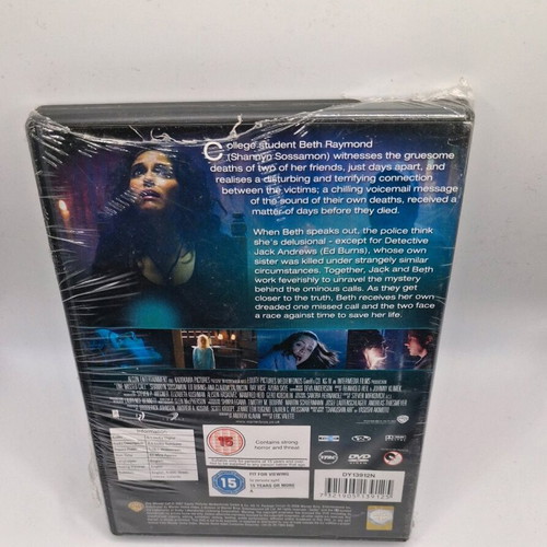 One Missed Call DVD new, thriller with Greek subtitles