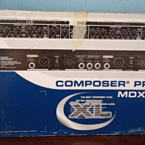 Behringer Composer Pro-XL MDX2600 analog dynamic processor like new