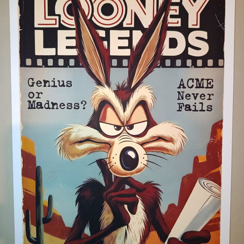 Coyote A4 poster