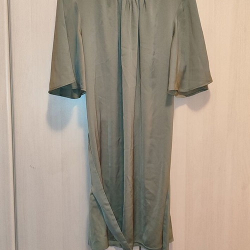 H&M Sage Green Satin Mini Dress XL like new