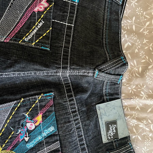 5ive Jungle Buggy Skate denim jeans new size 38 blue
