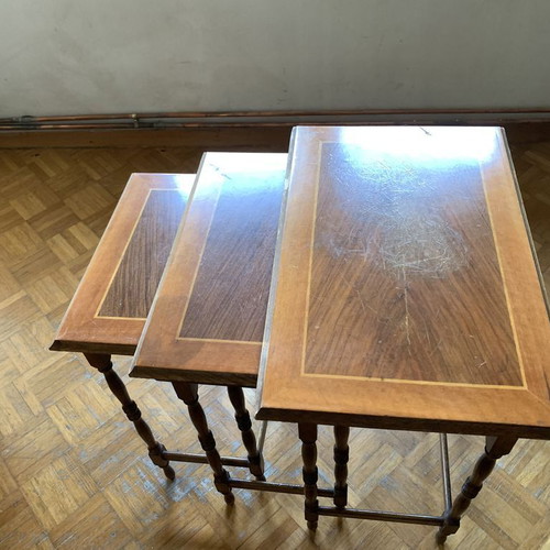 Coffee tables used, set of three, in good condition