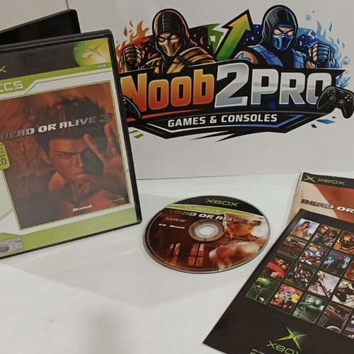 Dead or Alive 3 Xbox Classic used game with disc, case, and manual