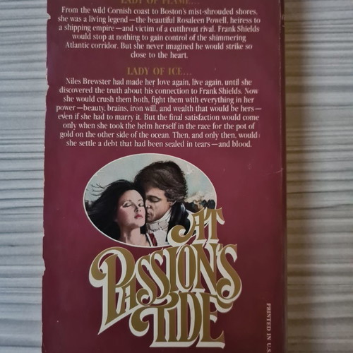 Book At Passion's Tide by Pamela Windsor in English, very good condition