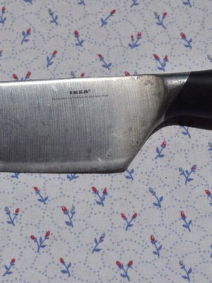 Ikea kitchen knife used 30 cm stainless steel