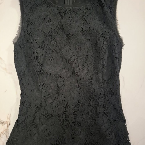 Lace sleeveless top United Colors of Benetton like new, black, size S