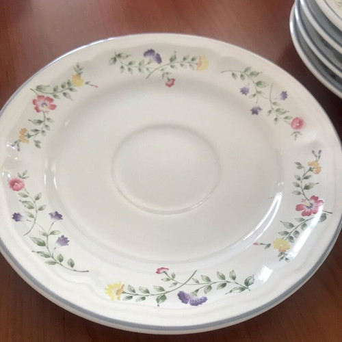 Vintage Winterling Bavaria Coffee Tea Serving Set like new with English Garden plates