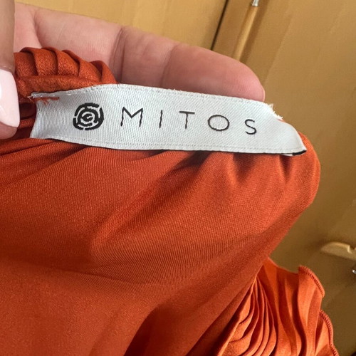 Mitos long dress like new, orange, one size